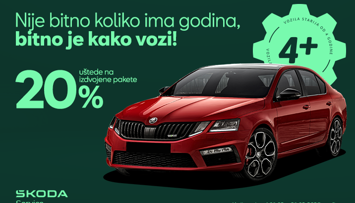  Škoda servisna akcija 4 +